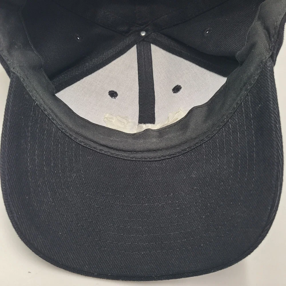 Vintage Kung Fu Fighters Hat Snapback Black White Martial Arts Casual Cotton Men